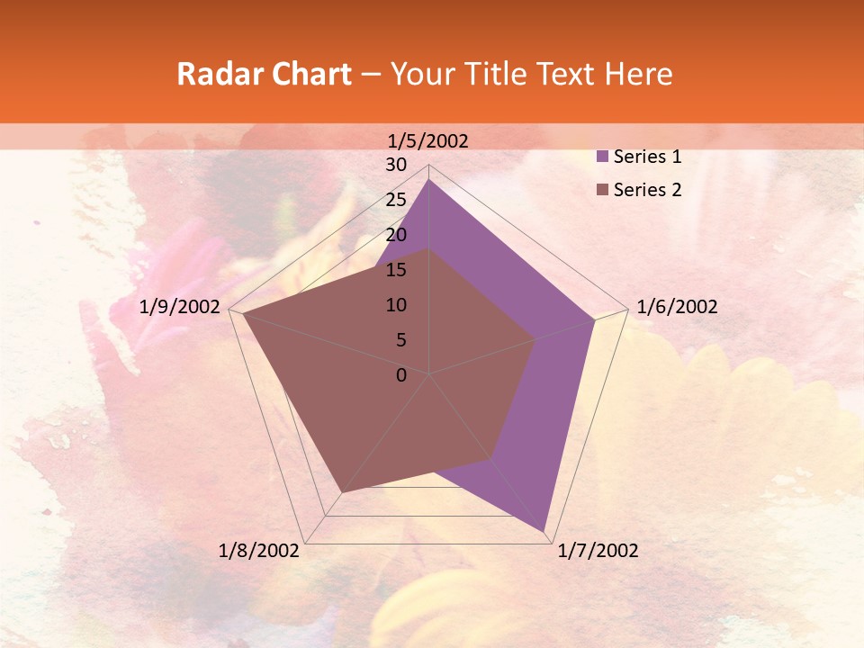 Color Closeup Paper PowerPoint Template