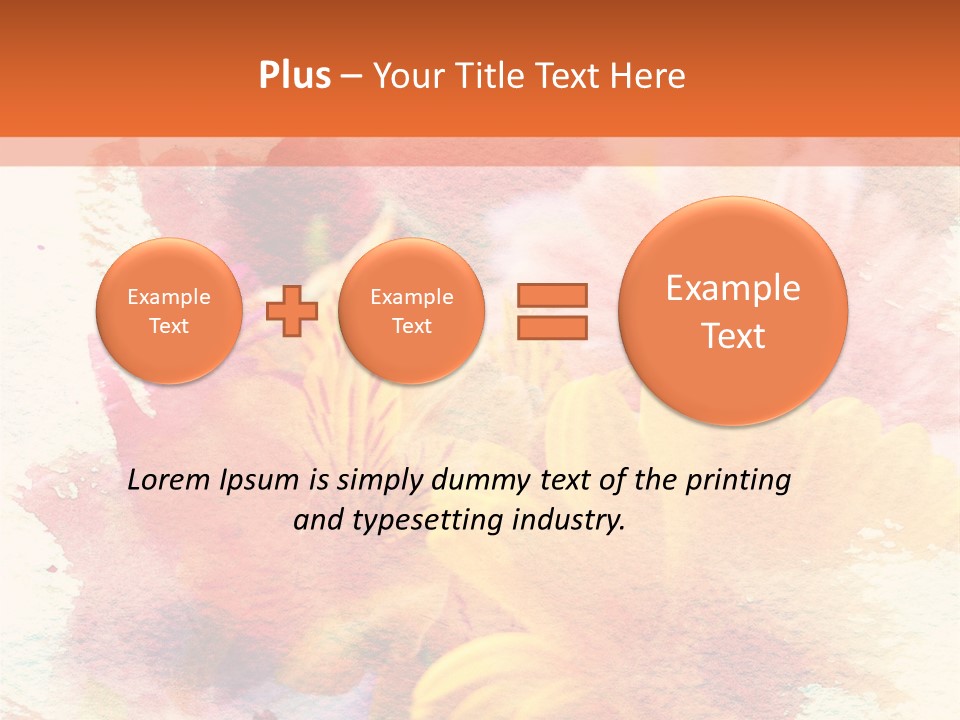 Color Closeup Paper PowerPoint Template