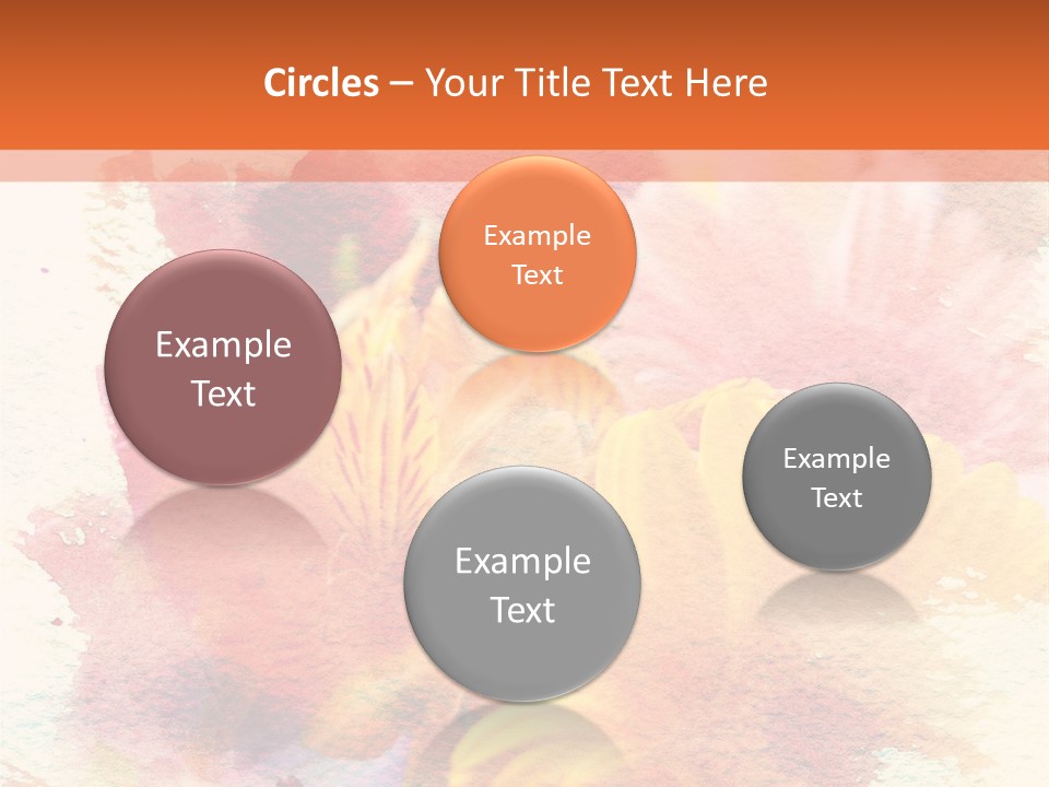 Color Closeup Paper PowerPoint Template