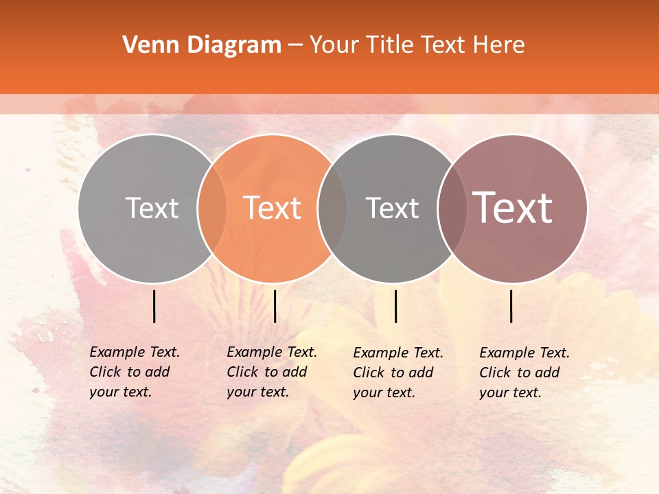 Color Closeup Paper PowerPoint Template
