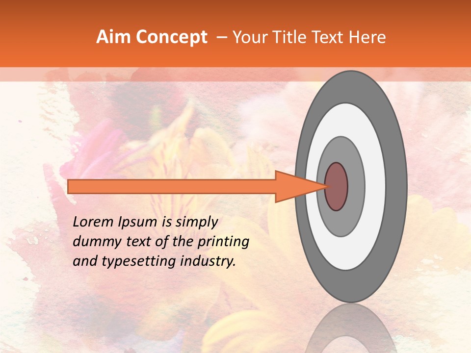 Color Closeup Paper PowerPoint Template