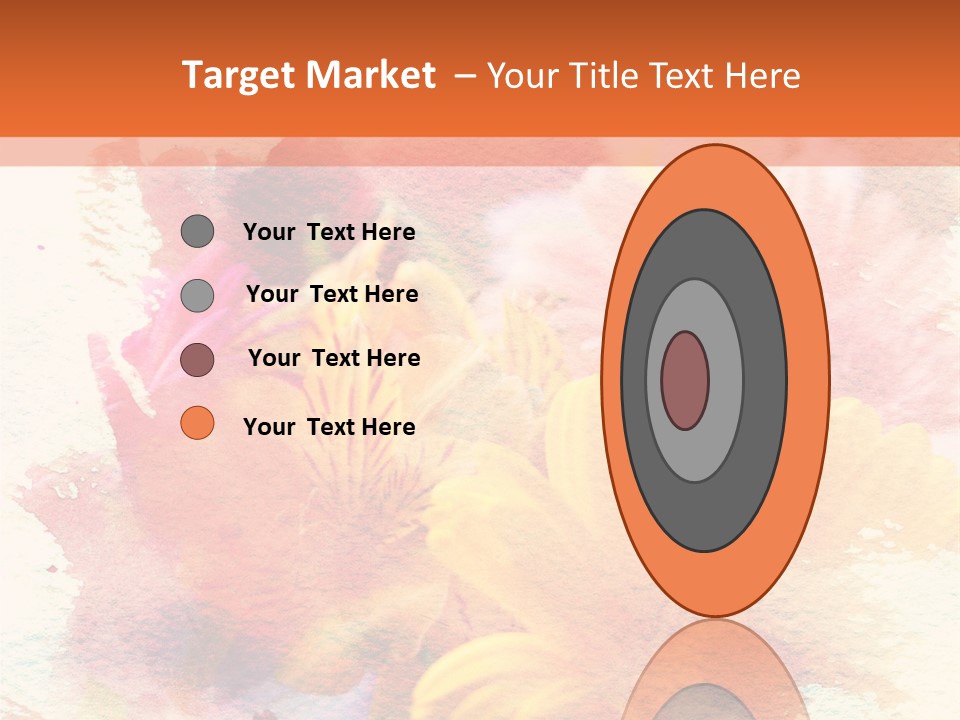 Color Closeup Paper PowerPoint Template