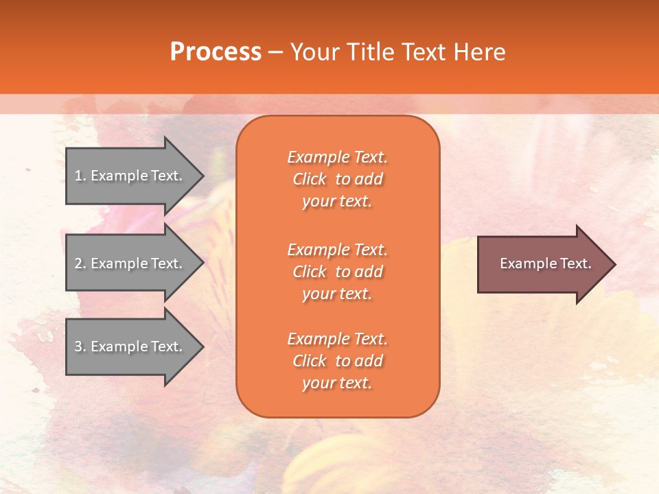 Color Closeup Paper PowerPoint Template