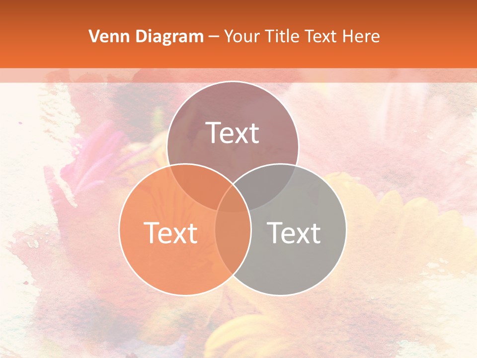 Color Closeup Paper PowerPoint Template