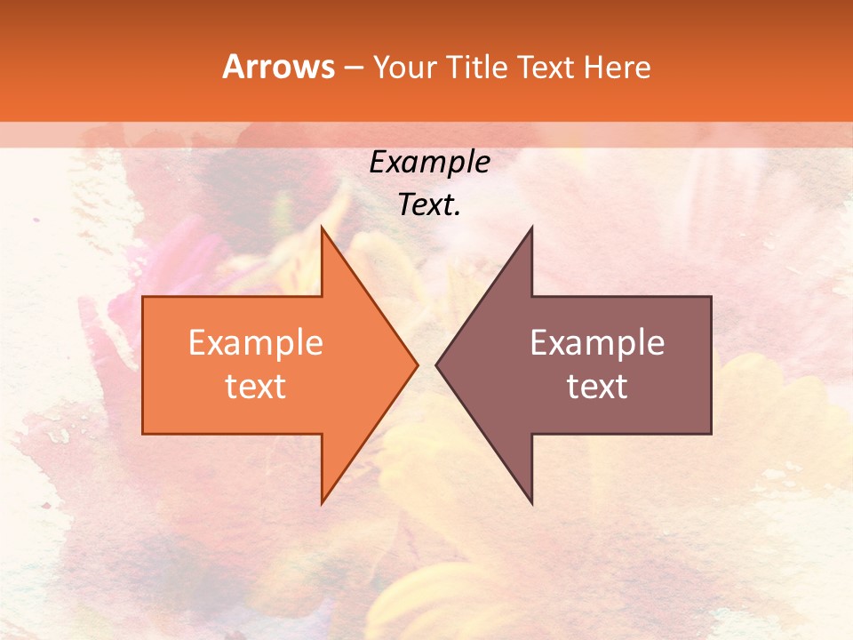 Color Closeup Paper PowerPoint Template