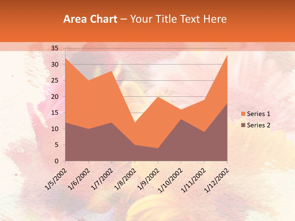 Color Closeup Paper PowerPoint Template