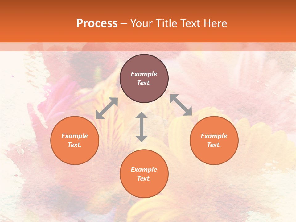 Color Closeup Paper PowerPoint Template