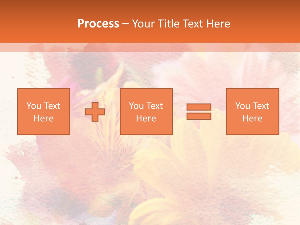 Color Closeup Paper PowerPoint Template