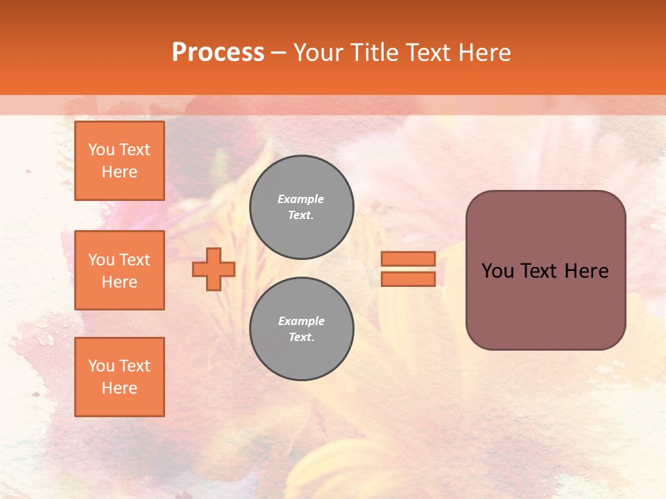 Color Closeup Paper PowerPoint Template