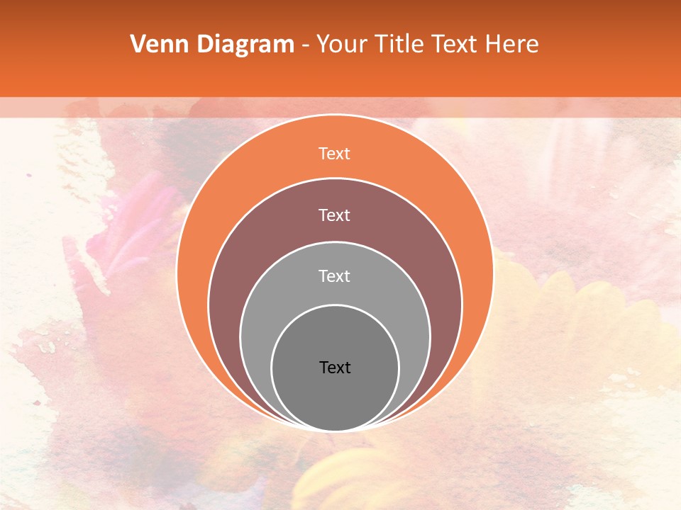 Color Closeup Paper PowerPoint Template