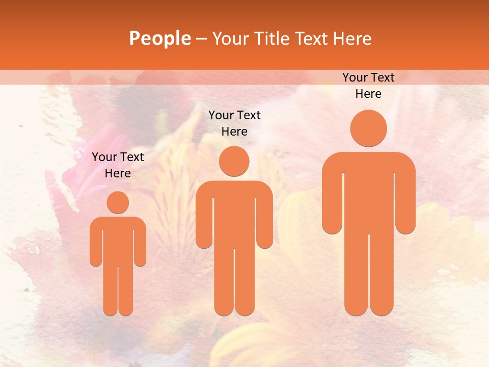 Color Closeup Paper PowerPoint Template