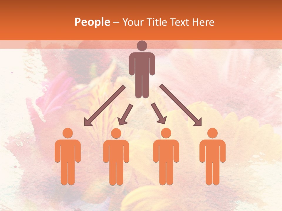 Color Closeup Paper PowerPoint Template