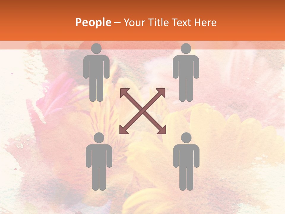 Color Closeup Paper PowerPoint Template