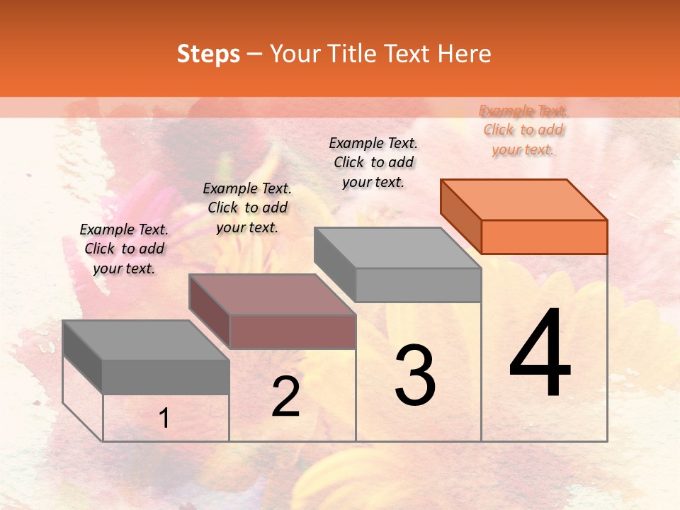 Color Closeup Paper PowerPoint Template