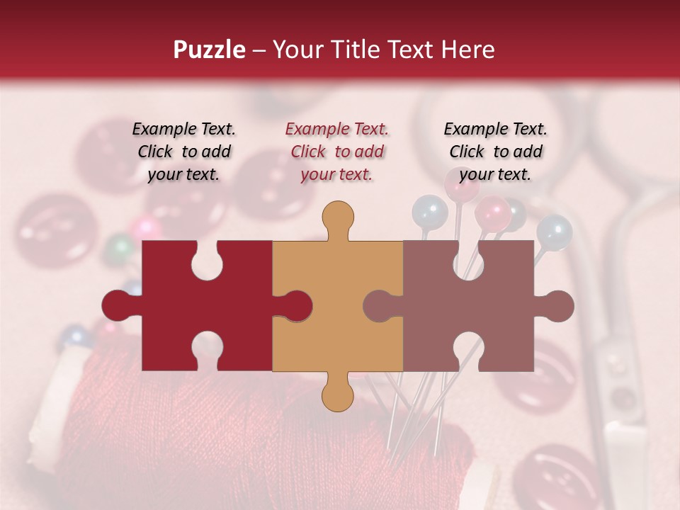 Tailoring Equipment PowerPoint Template