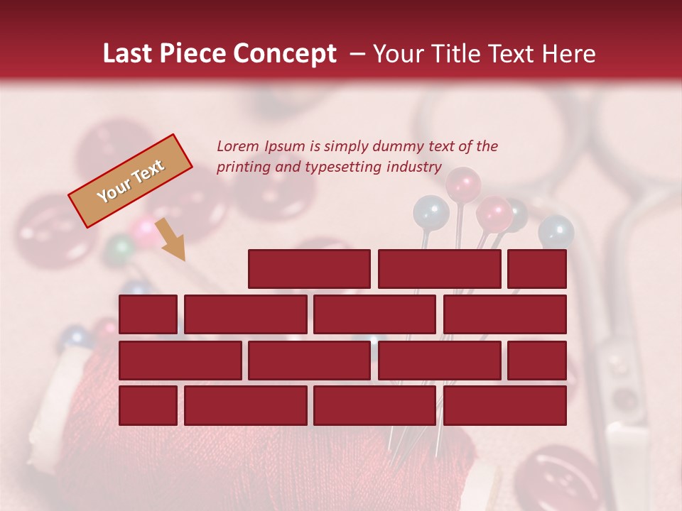 Tailoring Equipment PowerPoint Template