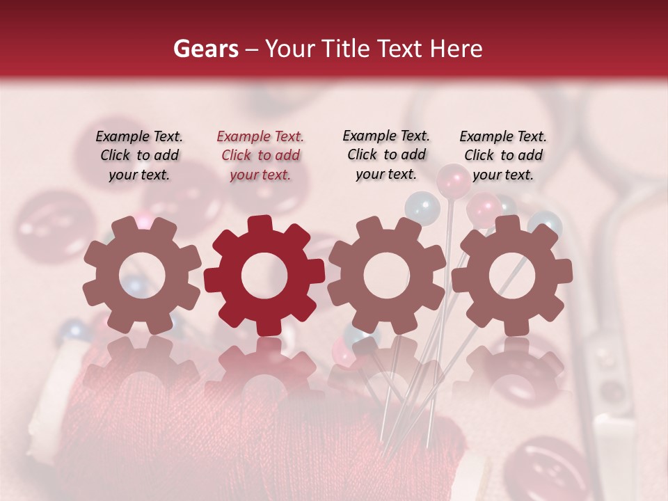 Tailoring Equipment PowerPoint Template