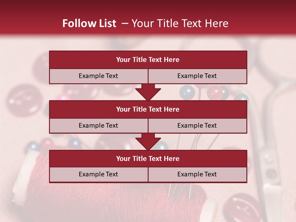 Tailoring Equipment PowerPoint Template