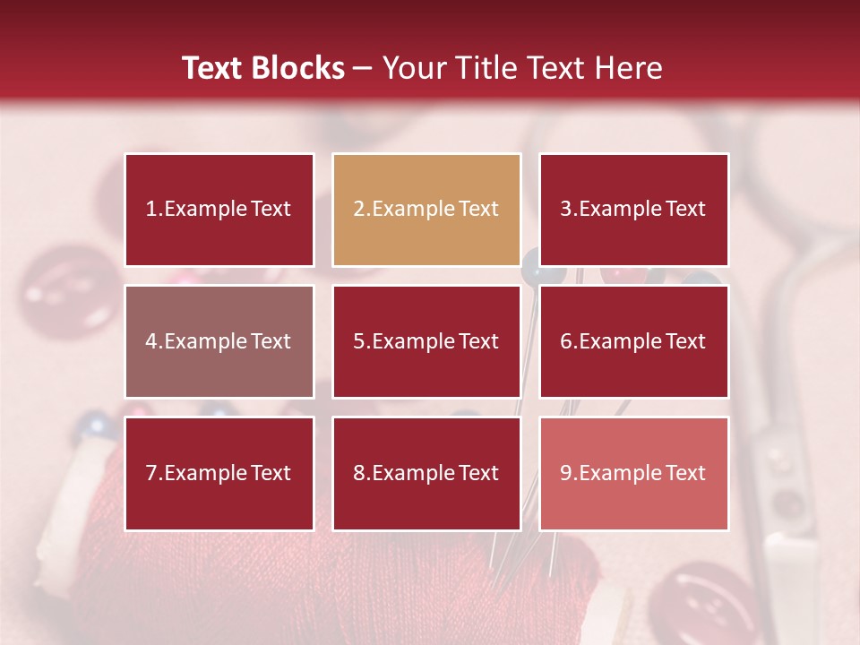 Tailoring Equipment PowerPoint Template