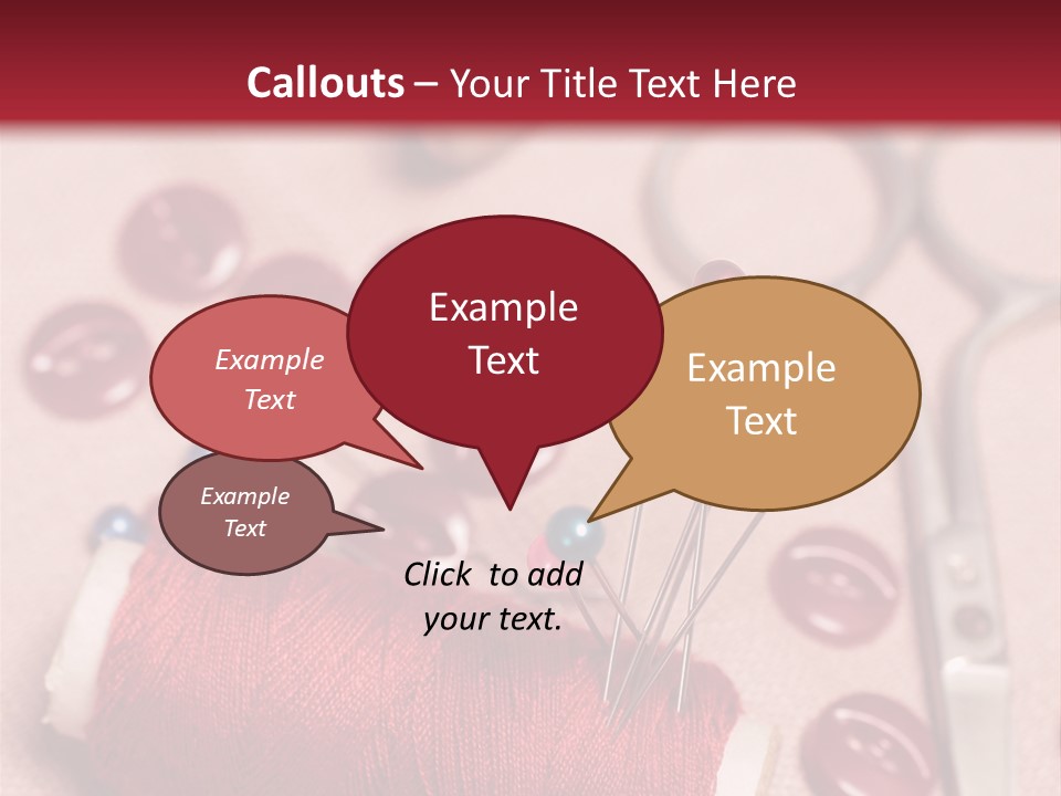 Tailoring Equipment PowerPoint Template