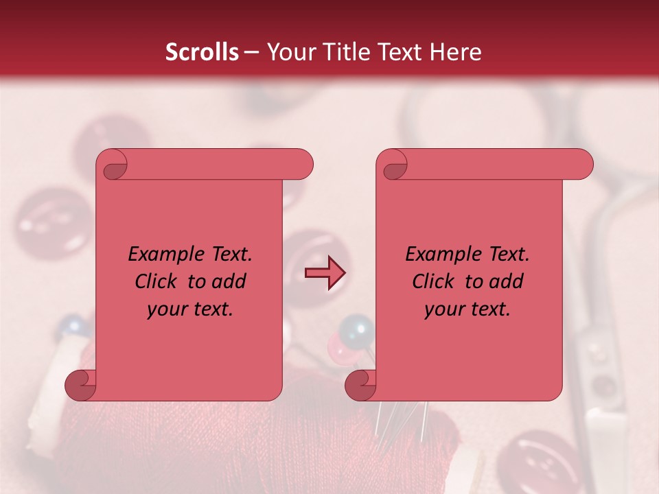 Tailoring Equipment PowerPoint Template