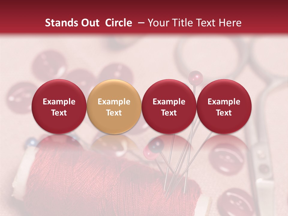 Tailoring Equipment PowerPoint Template