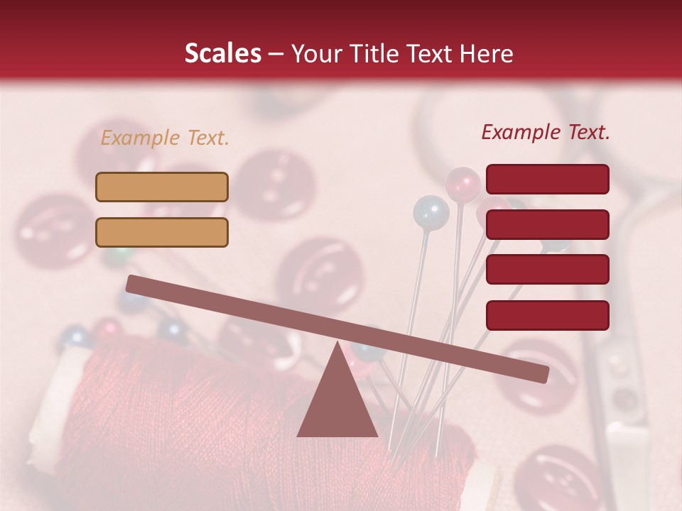 Tailoring Equipment PowerPoint Template
