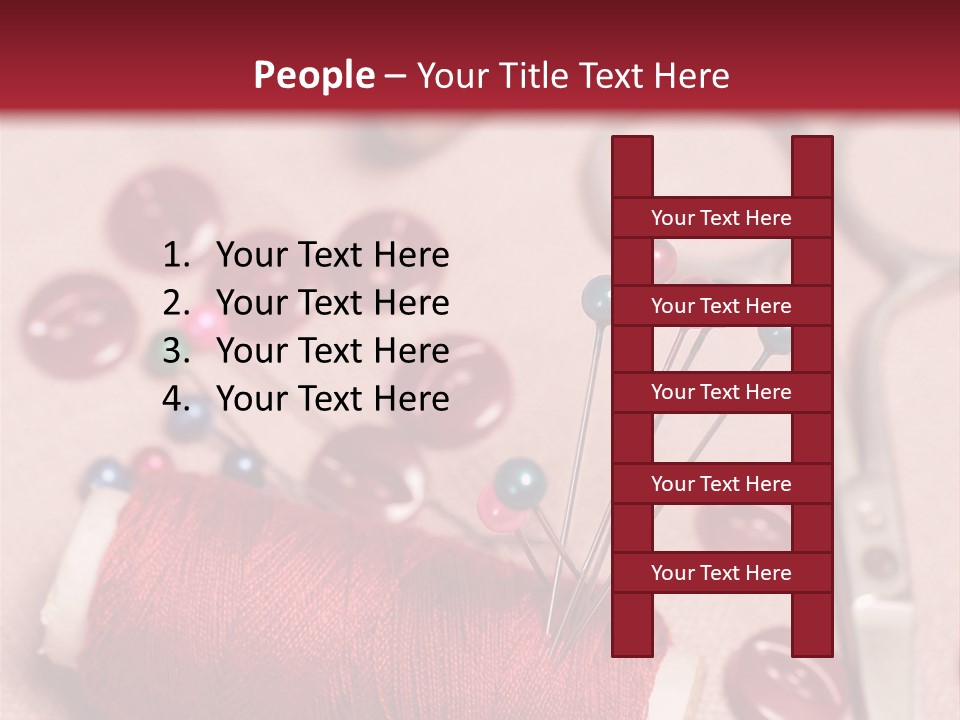 Tailoring Equipment PowerPoint Template