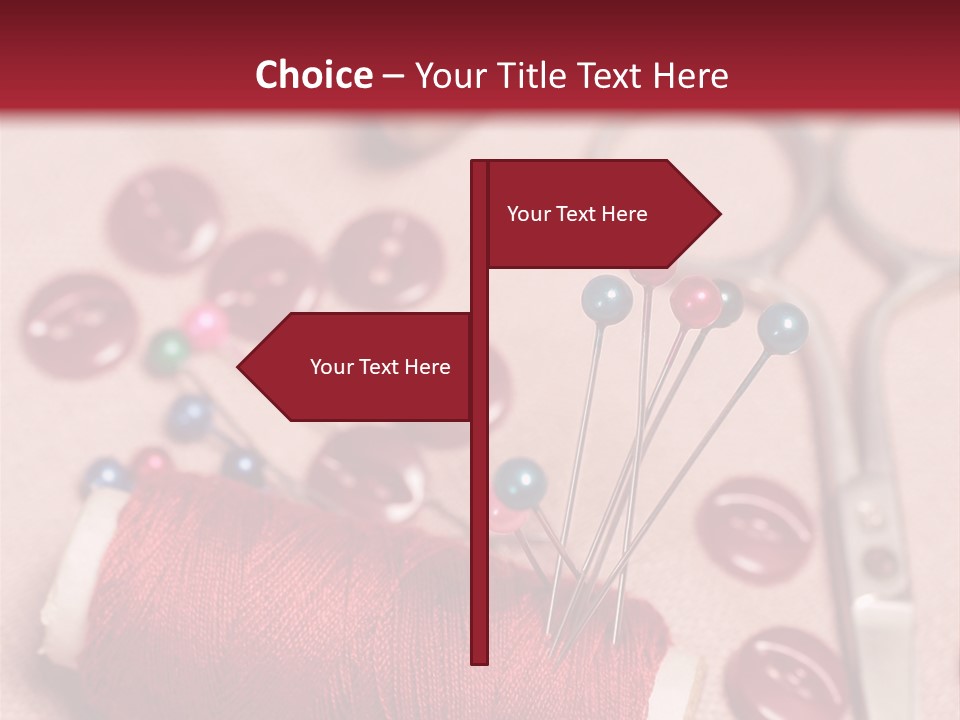 Tailoring Equipment PowerPoint Template