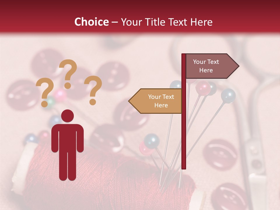 Tailoring Equipment PowerPoint Template