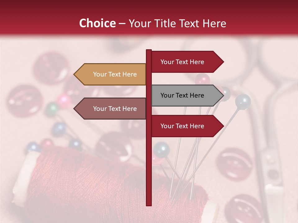 Tailoring Equipment PowerPoint Template
