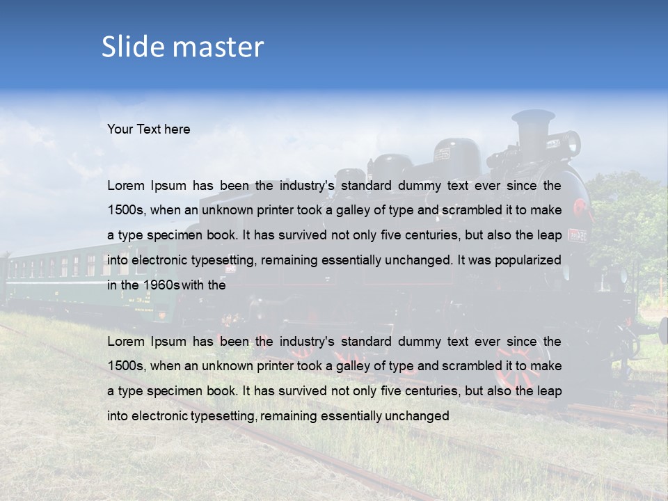 Wheels S Grease PowerPoint Template