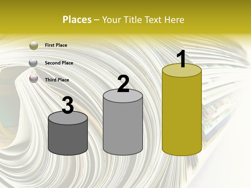 Magazine Rolled PowerPoint Template