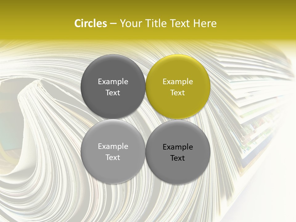 Magazine Rolled PowerPoint Template