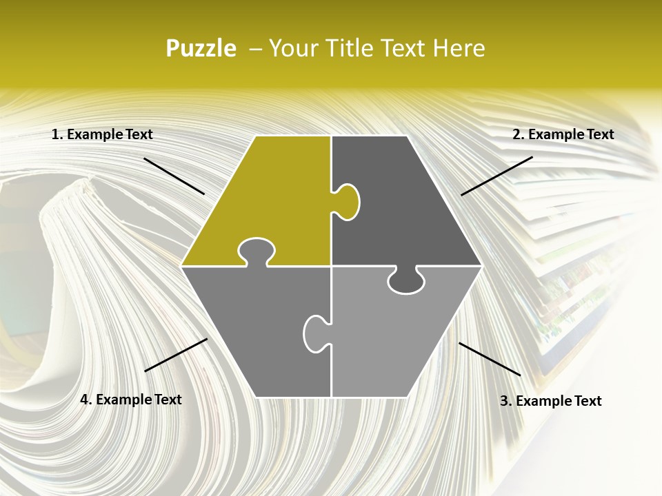 Magazine Rolled PowerPoint Template