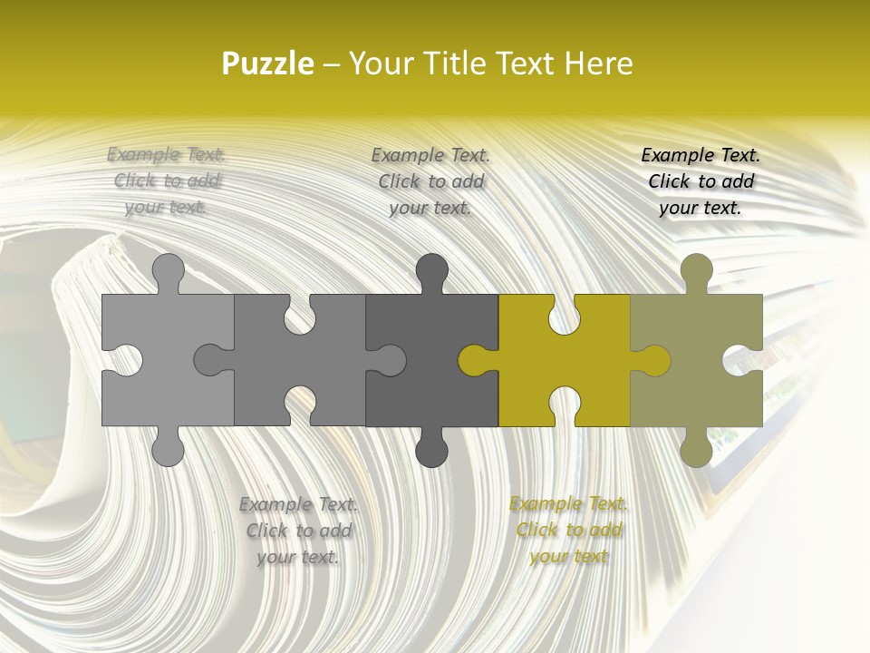 Magazine Rolled PowerPoint Template