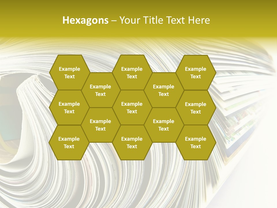 Magazine Rolled PowerPoint Template