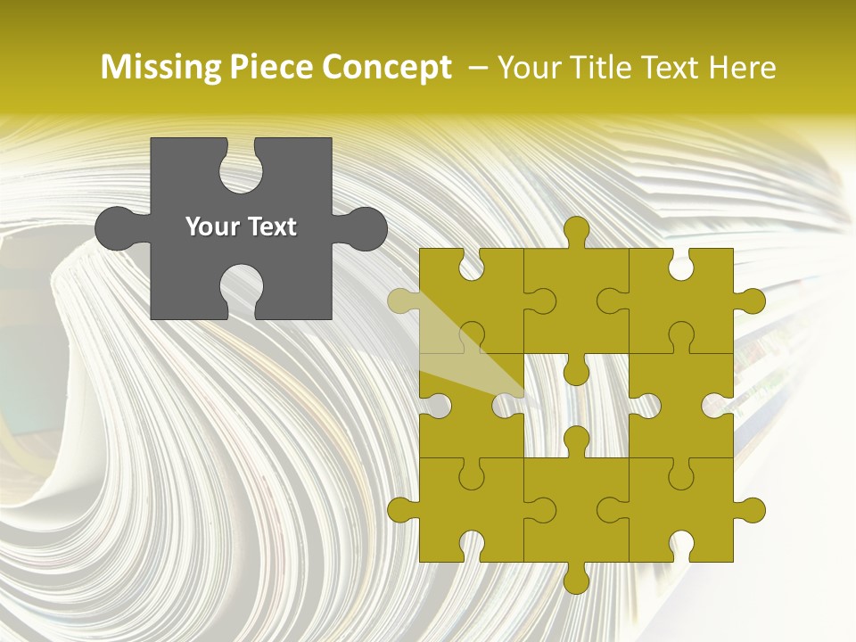 Magazine Rolled PowerPoint Template