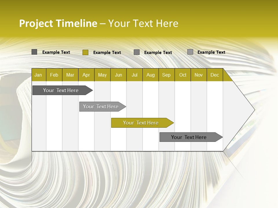 Magazine Rolled PowerPoint Template
