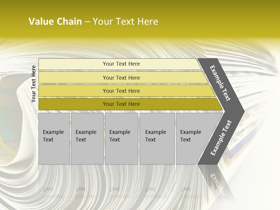 Magazine Rolled PowerPoint Template