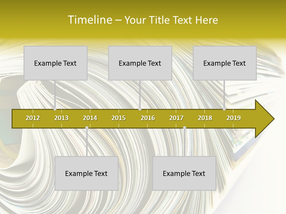 Magazine Rolled PowerPoint Template