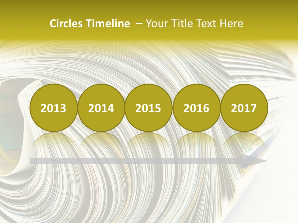 Magazine Rolled PowerPoint Template