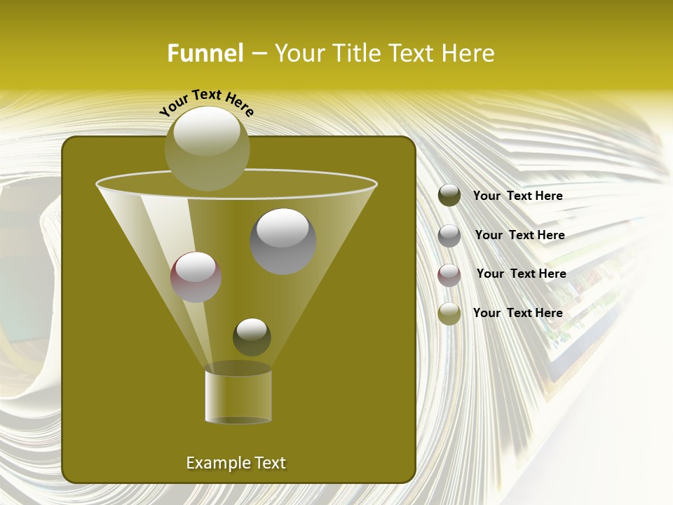 Magazine Rolled PowerPoint Template