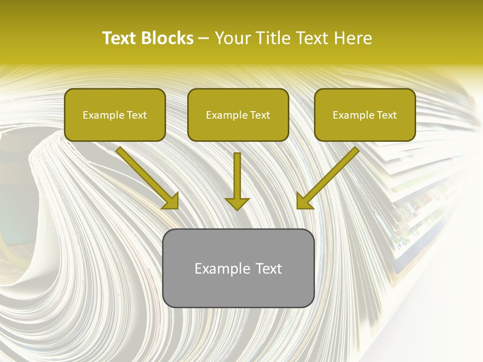 Magazine Rolled PowerPoint Template