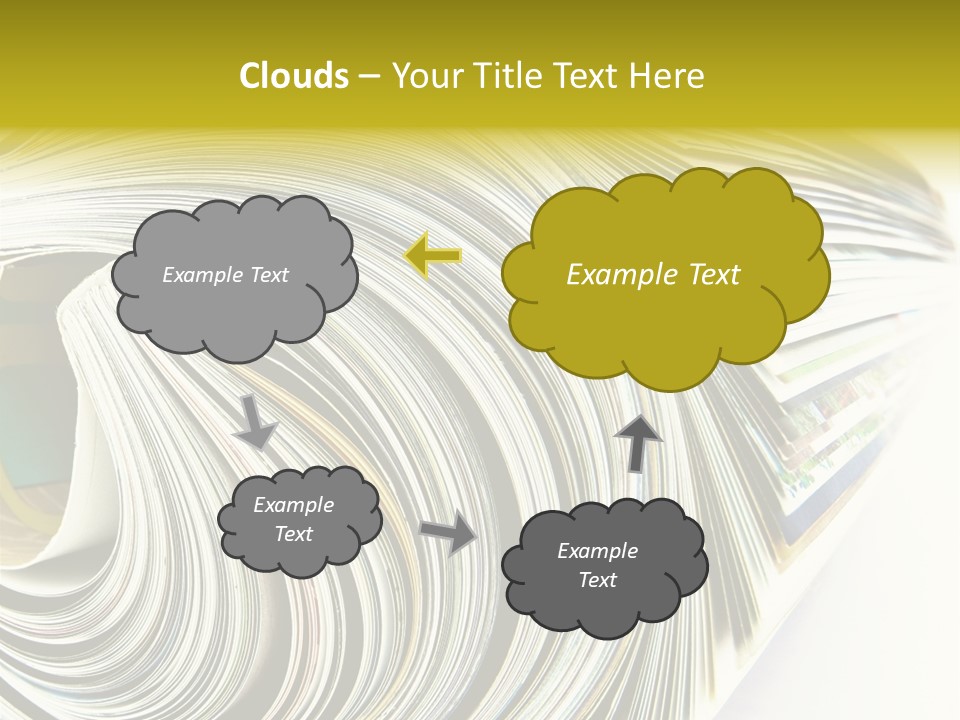 Magazine Rolled PowerPoint Template