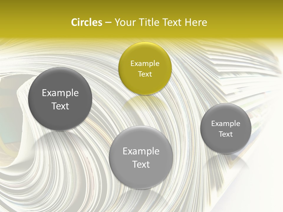 Magazine Rolled PowerPoint Template