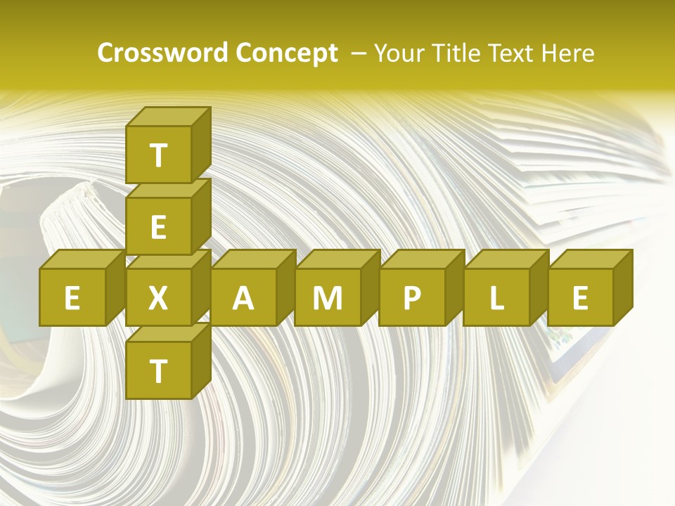 Magazine Rolled PowerPoint Template