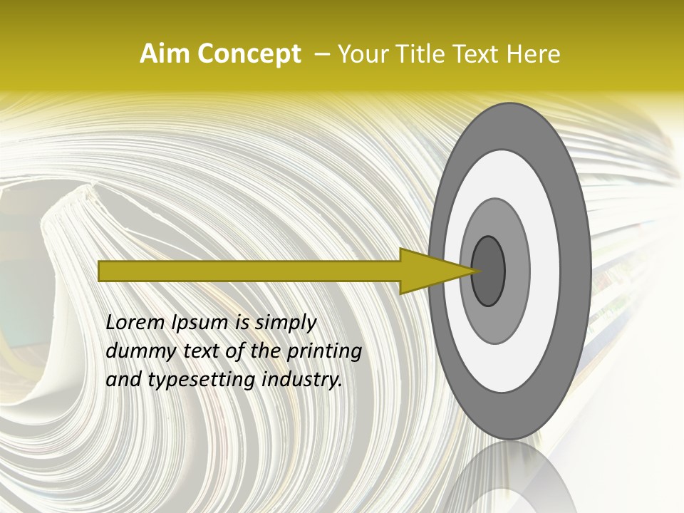 Magazine Rolled PowerPoint Template