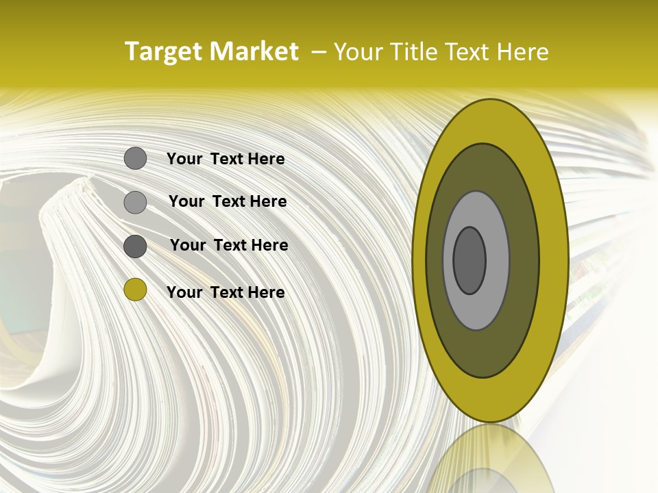 Magazine Rolled PowerPoint Template