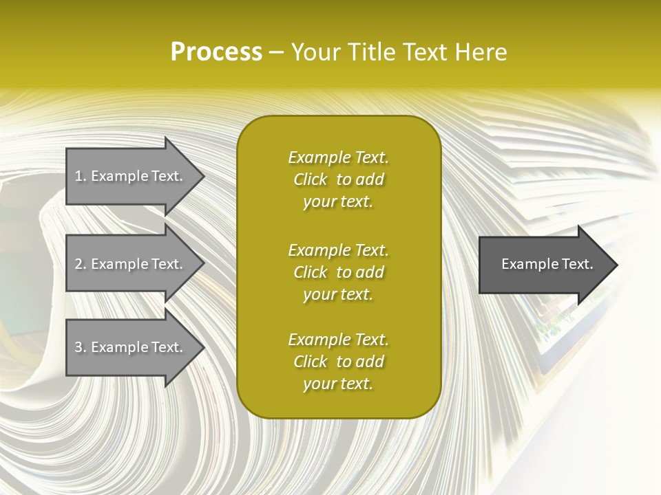 Magazine Rolled PowerPoint Template